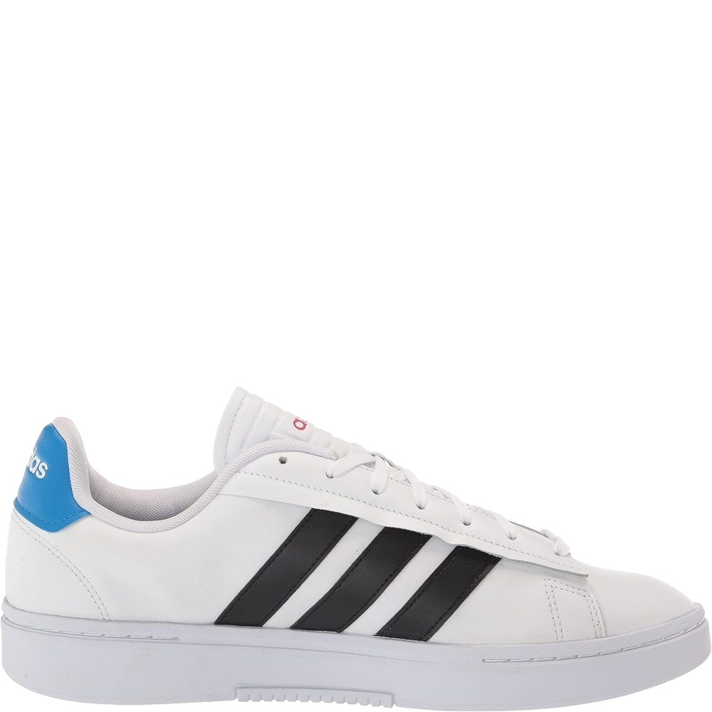 adidas Mens Grand Court Tennis Shoes 10 Color White/Core Black/Blue Rush